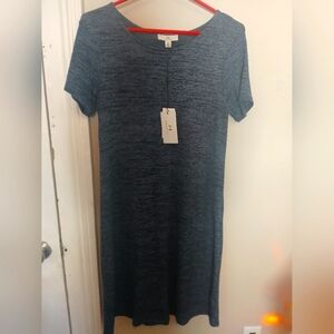 Halston Navy Blue Dress